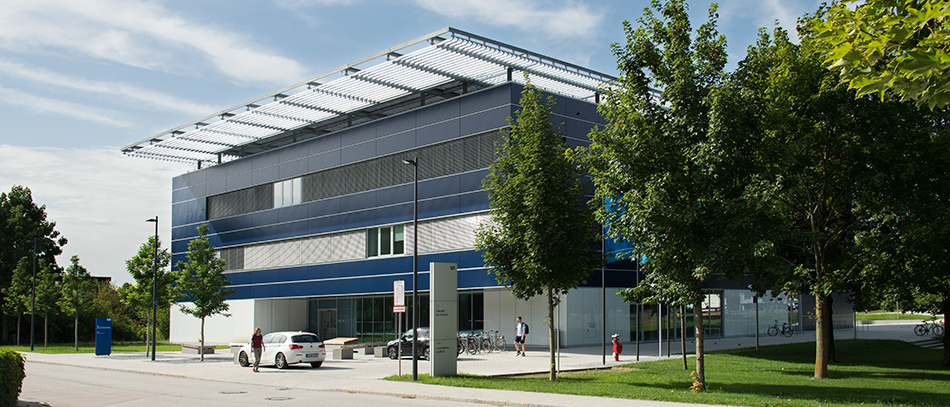 Zentrum für Energie und Information, Sitz der Munich School of Engineering. (Bild: Andreas Battenberg / TUM)